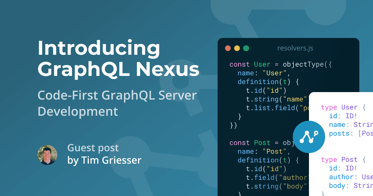 GraphQL Nexus: Code-First GraphQL Server Development | Prisma