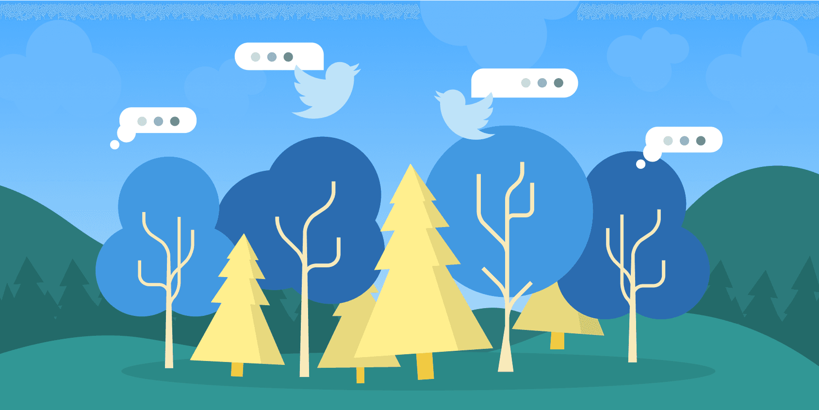 Planting trees from tweets about Prisma in April